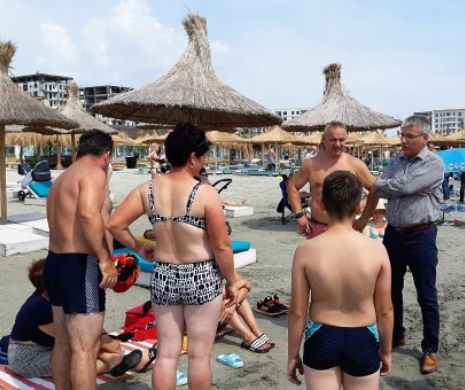 Control de amploare pe plajele de pe litoral. Cu miniștrii de la Ape și Turism în frunte