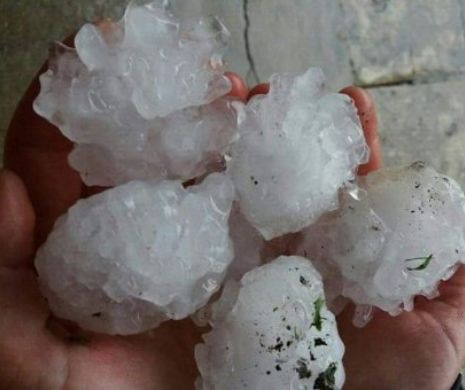 Grindina cât oul de rață în Timiș: oamenii sunt speriați de ce va urma
