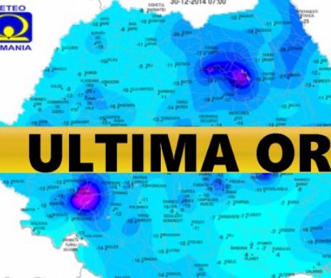 Vine prăpăd mare în aproape toată ţara. Atenţionări nowcasting cod ROȘU. Unde loveşte urgia