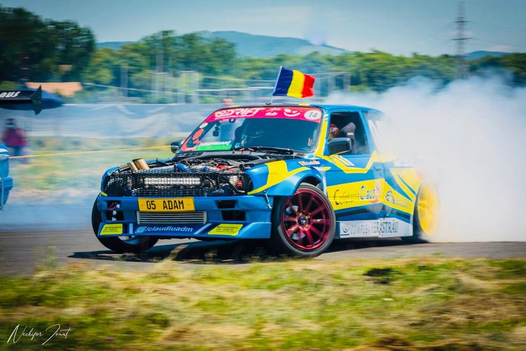 Claudiu Adam a luat aur la drift, pe cel mai periculos traseu din România!