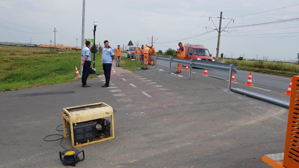 Proprietarii de terenuri s-au răsculat. Au blocat construcția unei artere importante