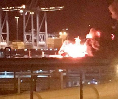 Român rănit într-o explozie pe un tanc petrolier, în Turcia. Un marinar italian a murit