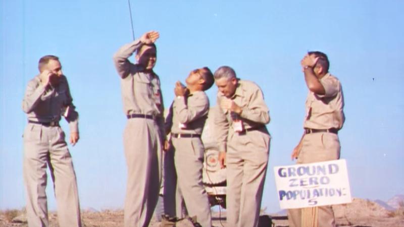 Voluntari sub o bombă atomică - Video uluitor