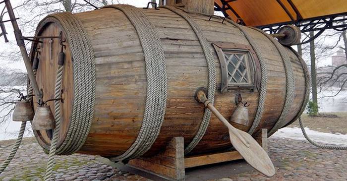 Primele submarine din lume au fost niște butoaie