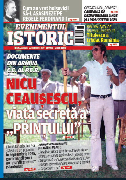 Dezvăluiri, documente în premieră și fotografii incendiare din arhive în noul număr al Evenimentului Istoric