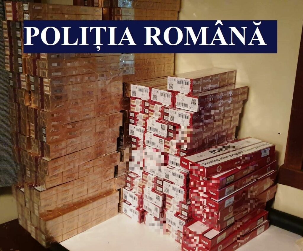 Percheziții la contrabandiștii de țigări din Suceava. Patronul unui bar, arestat preventiv