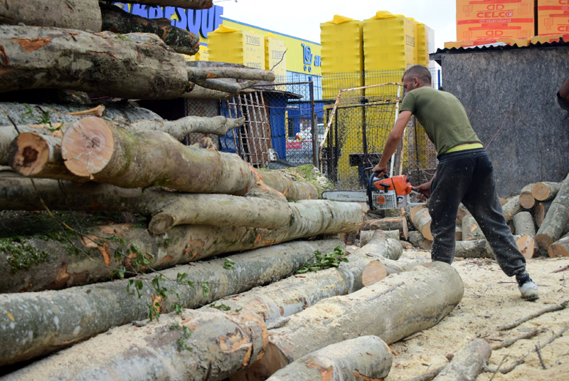 Evz.TV. Destin de giurgiuvean. Au conducta de gaz sub nas de 10 ani, dar se încălzesc tot cu lemne.