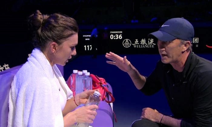 Darren Cahill, prima reacție după ce i-a spus lui Halep că „a fost o rușine pe teren”