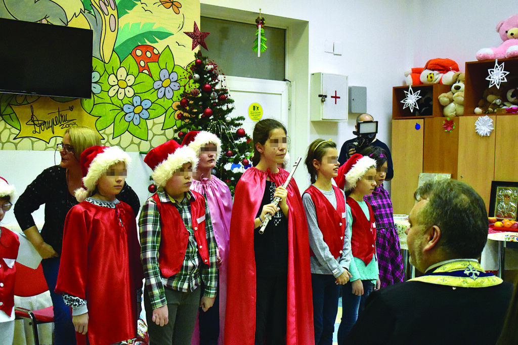 Copiii nevăzători de la „Neghiniță” l-au avut lângă ei pe Moș Crăciun