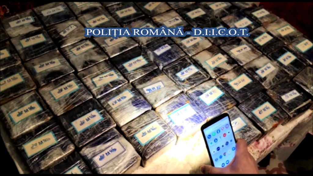 Captură uriașă de droguri în România. Valoare uriașă a cocainei găsite