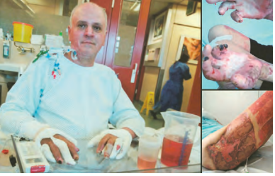 Pompier-erou care a scos copii din foc, lăsat să se facă scrum de Arafat