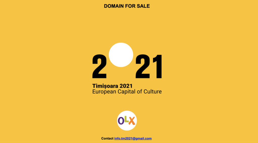 #tm2021, eticheta oficială  pentru Timișoara – Capitală Europeană a Culturii 2021, de vânzare pe internet