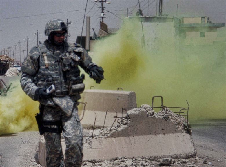 Ploaie de rachete asupra bazelor americane din Bagdad