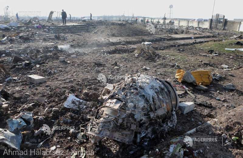 Avion doborât cu 176 de victime. Cum amână Iranul predarea cutiei negre. „E grav avariată”