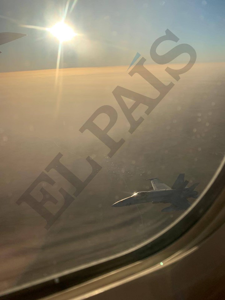 Avionul canadian, cu probleme mari în zbor, a aterizat! A survolat trei ore aeroportul din Madrid!