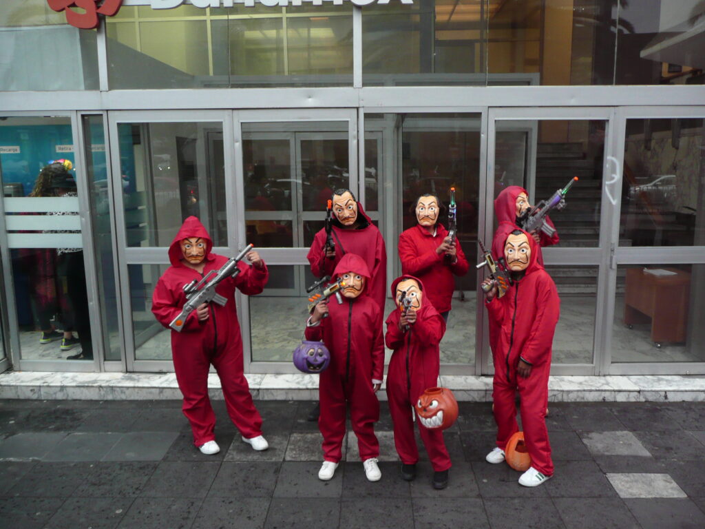 Român, autorul unui jaf în stilul serialului La Casa de Papel