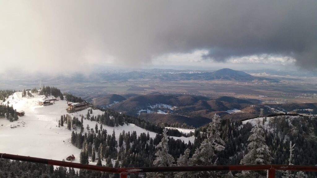 Vedere din Brașov. Pârtiile groazei, fătălăul cu placă și doi urși frați gunoieri