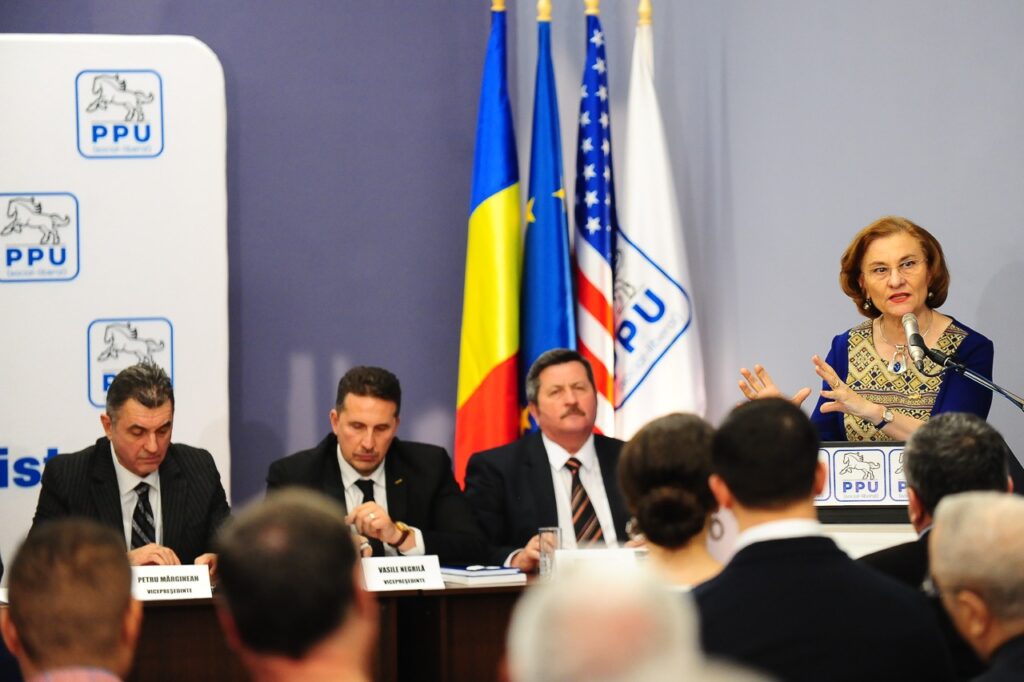 Europarlamentarul Maria Grapini a revenit oficial în Partidul Puterii Umaniste