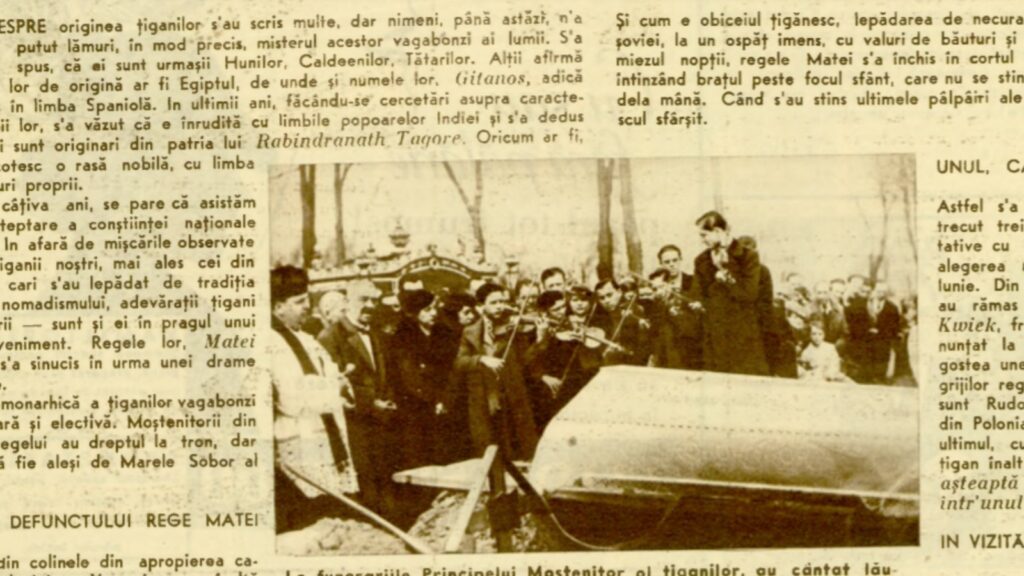 Momentul tragic din istoria universală a țiganilor petrecut în 1937