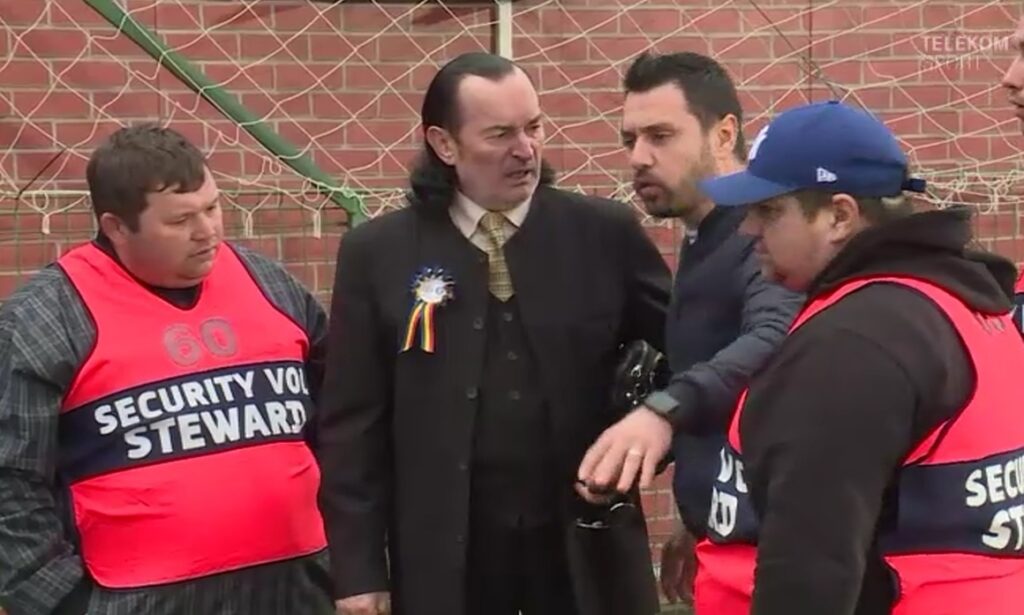 Miron Cozma scandal cu un steward. Ce rol are „Luceafărul” huilei în fotbal | VIDEO