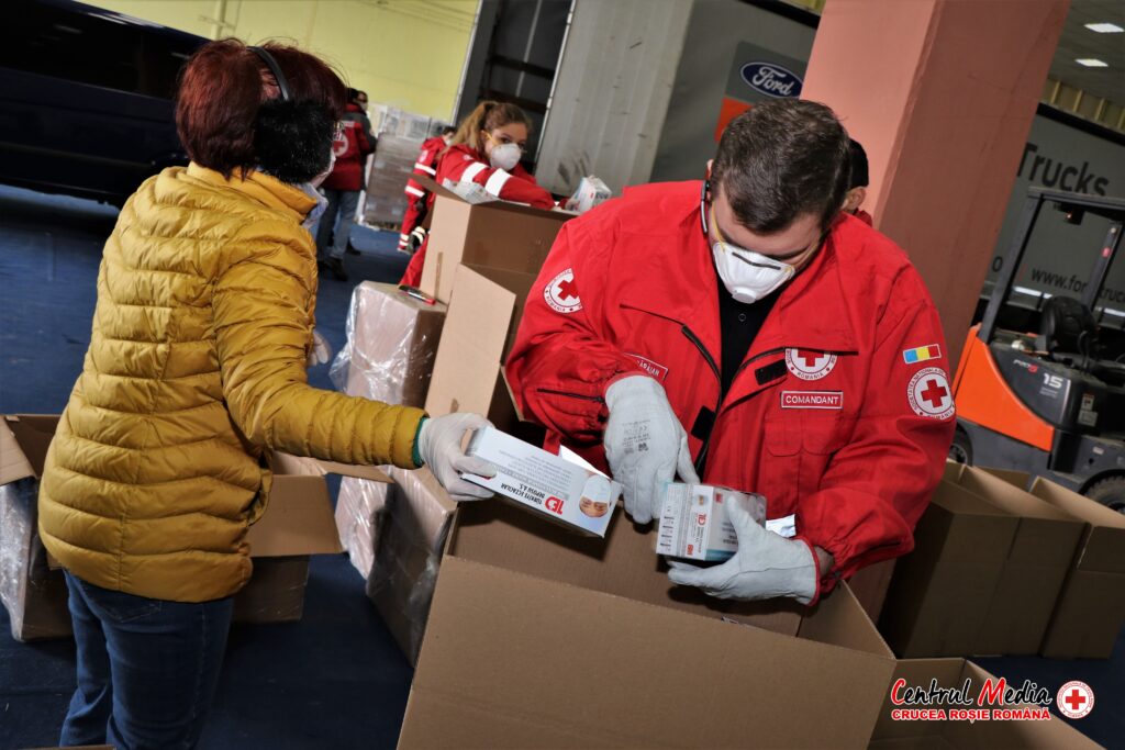 Crucea Roșie Română, achiziție de un milion de măști sanitare. Unde au ajuns