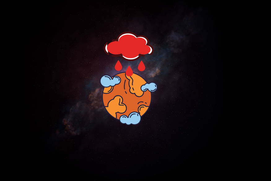 Planeta pe care plouă…. fier!