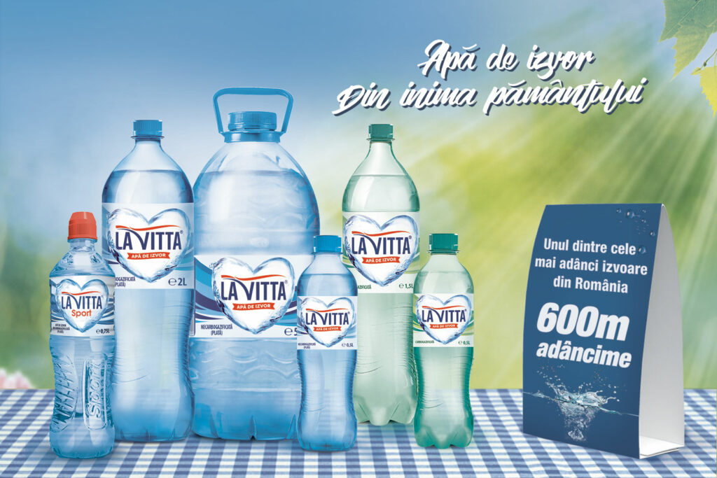 LA VITTA - apă de izvor din inima pământului