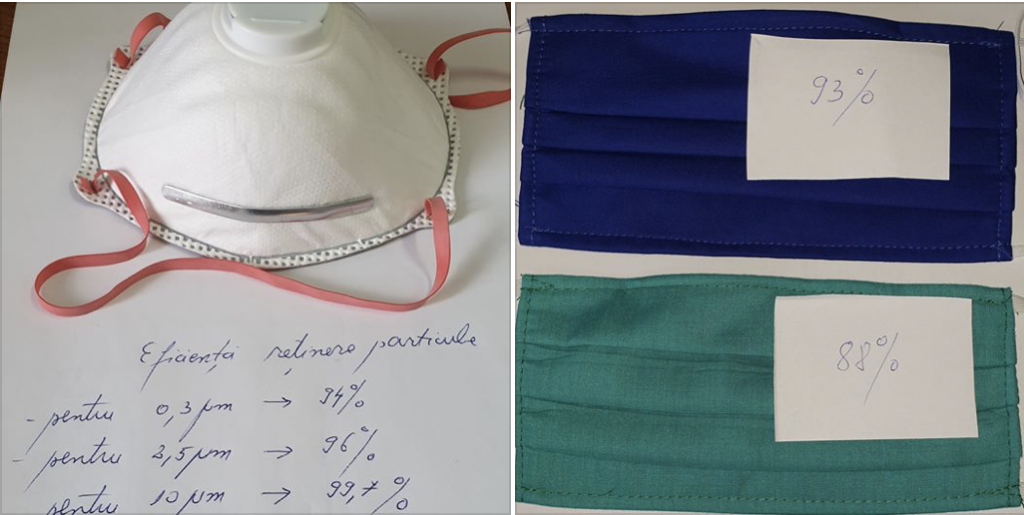 Măști de protecție ”home made”. Un conferențiar explică: lavetele și prosoapele de bucătărie sunt ideale