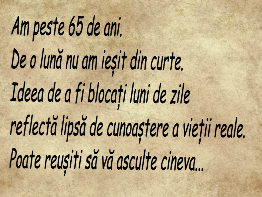 Apel disperat către Marcel Vela: Există oameni care nu mai au pe nimeni. Fără copiii, frați, nepoți...