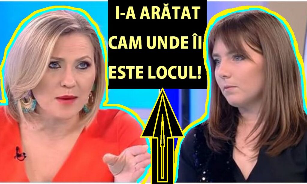 Vulpiţa n-o mirosea în vecii vecilor! Mirela Vaida a răpus-o în direct, sec şi fără milă
