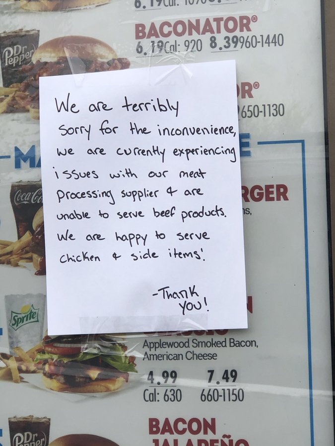 În SUA, pandemia ia chipul lui Ceaușescu. Penurie de burgeri. Carnea, raționalizată