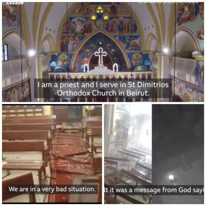 VIDEO! Minune dumnezeiască în iadul flăcărilor din Beirut! Sf. Dumitru a învins balaurul!!