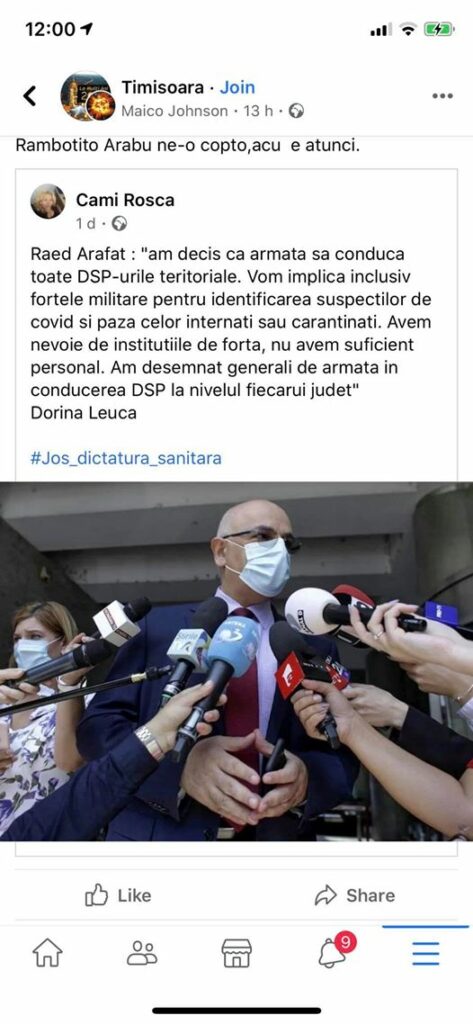 Raed Arafat, victima unei farse pe Facebook. Atenție de unde vă informați!