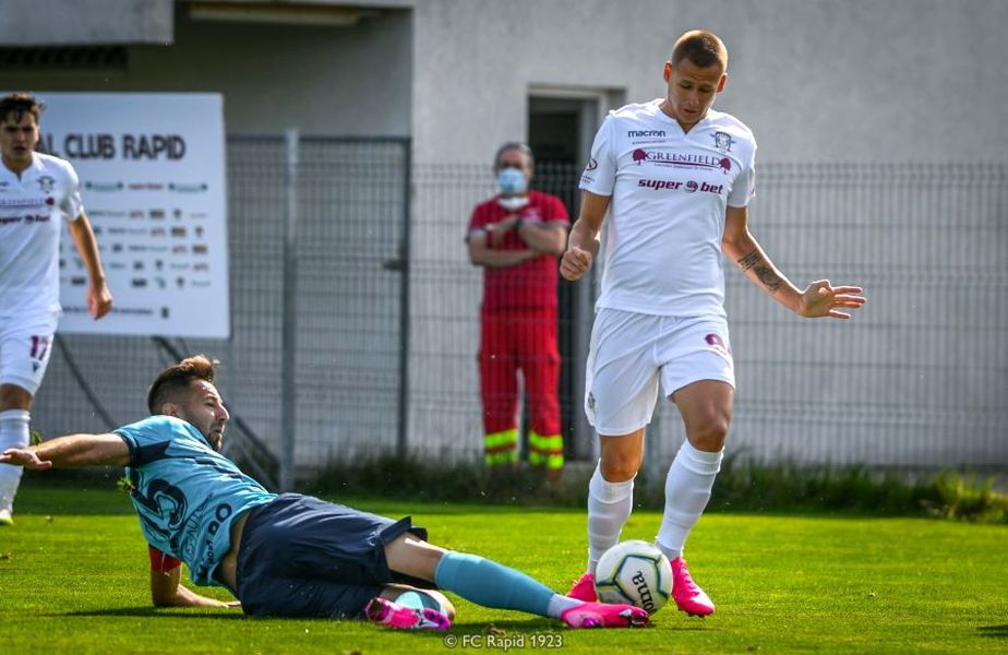 Rapid riscă sancțiuni sportive. Golgeterul echipei a fost găsit dopat!