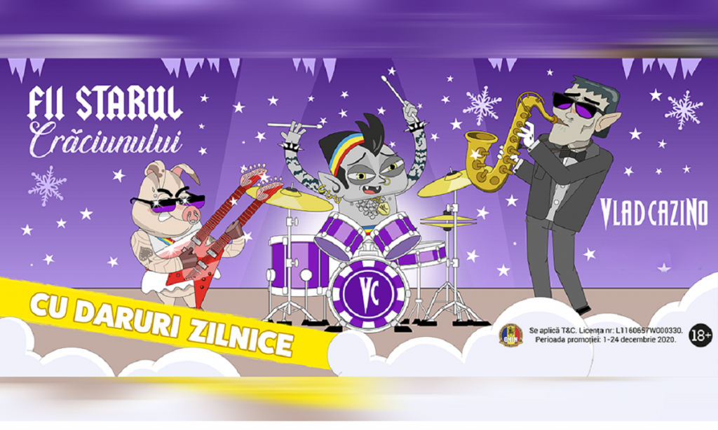 Fii Starul Crăciunului la Vlad Cazino - profită de ofertele șmecherifice de Crăciun!