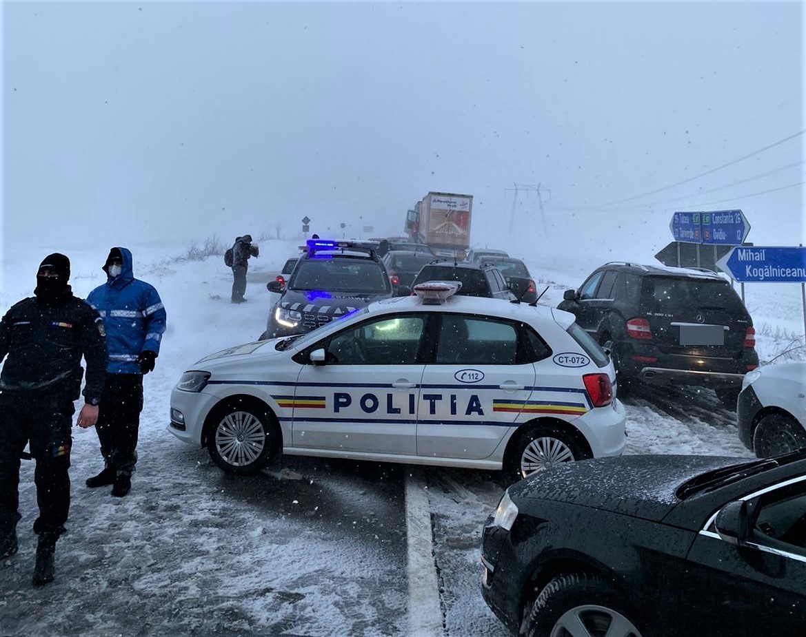 Avertisment nowcasting de la ANM. Viscol în mai multe județe din România