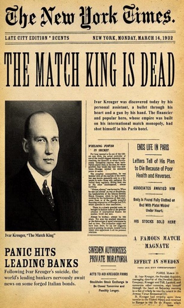 Regele Chibriturilor dispare fără urmă