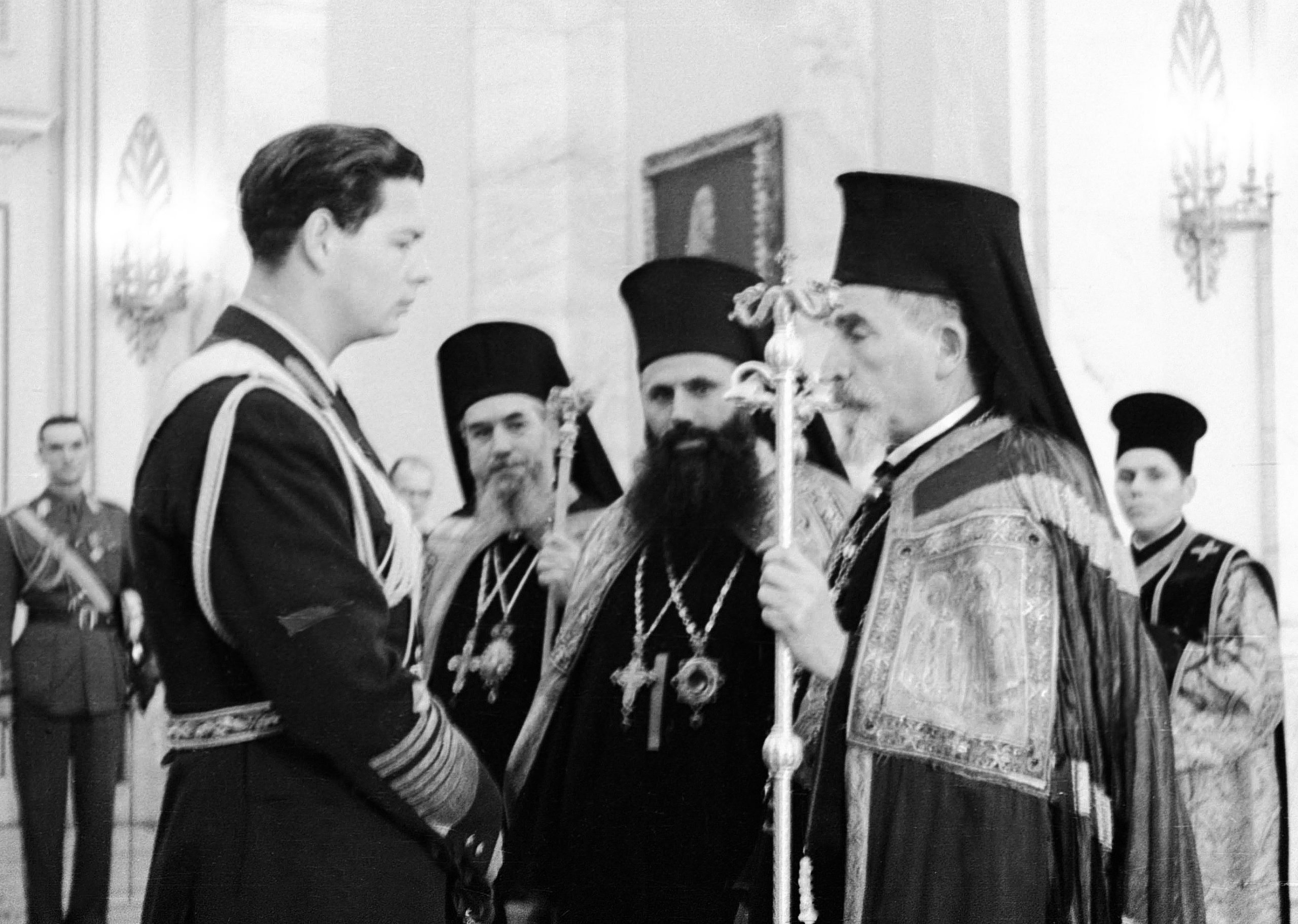Regele Mihai și Patriarhul Justinian