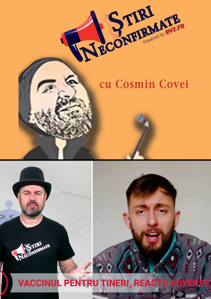 EVZ Play. Știri neconfirmate. Ep. 46. Primul tânăr vaccinat în etapa a 3- prezintă reacții adverse