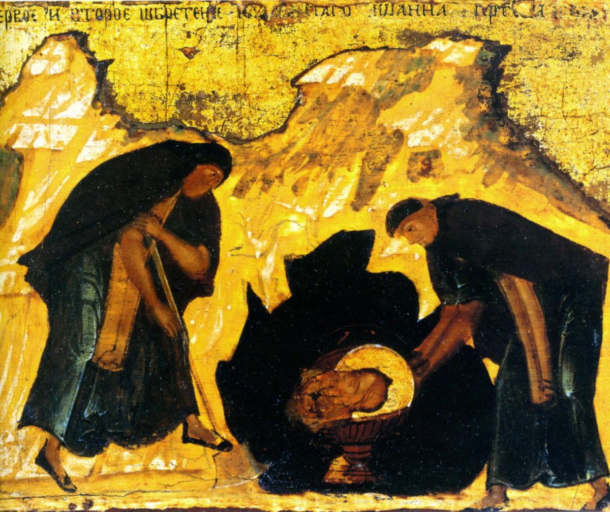 Calendar ortodox, 29 august. Tăierea capului Sfântului Ioan Botezatorul. Sărbătoare cu cruce roșie