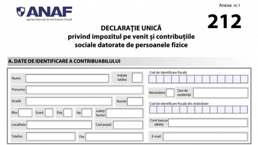 ANAF a publicat un ghid privind Declarația unică din 2023. Care este data limită pentru depunerea documentului