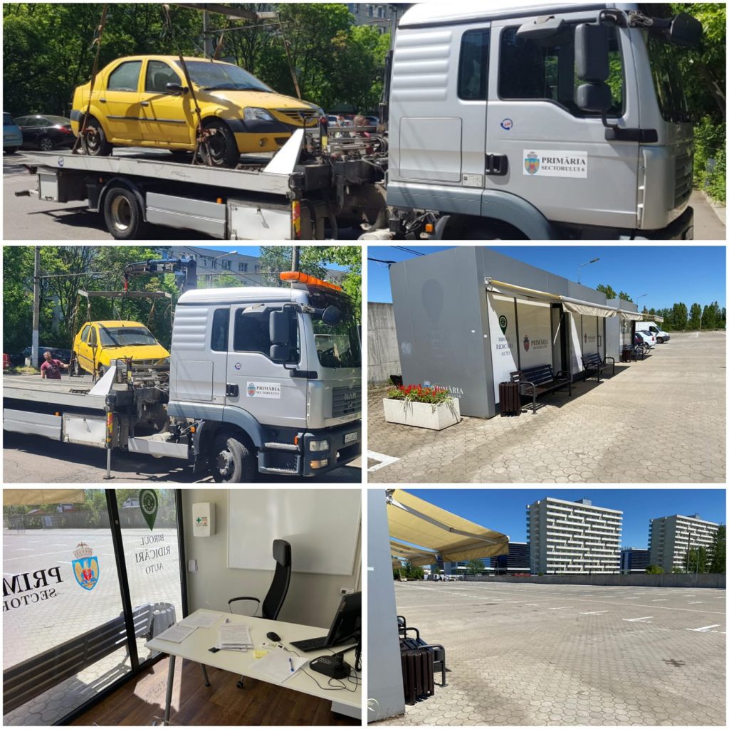 Atenție șoferi! Se ridică mașinile abandonate și parcate neregulamentar din Sectorul 6