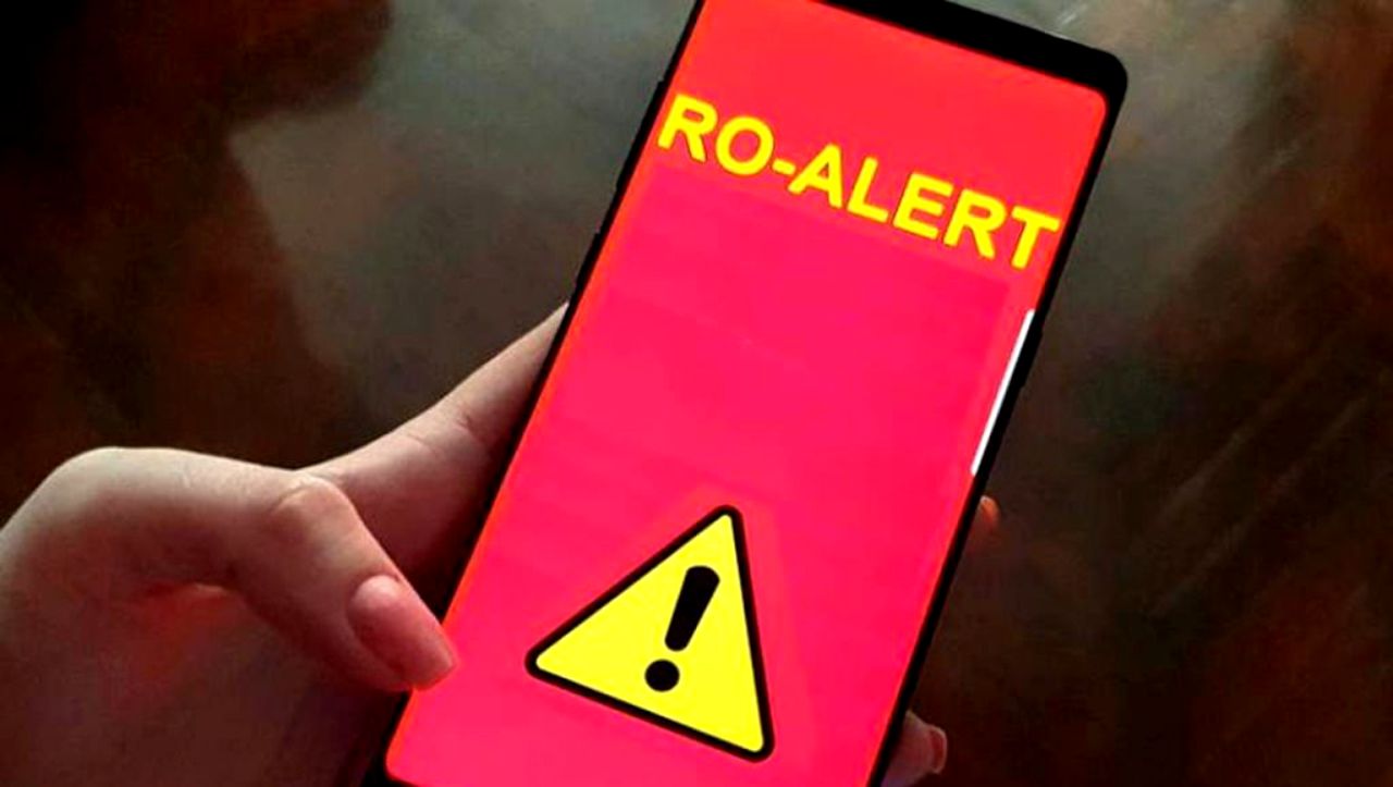 Mesaj RO-ALERT în mai multe localități din cauza fenomenelor meteo extreme