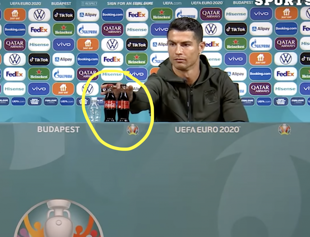 Gestul lui Cristiano Ronaldo a adus pierderi istorice pentru Coca-Cola. Care e istoria „războiului” cu brandul-gigant