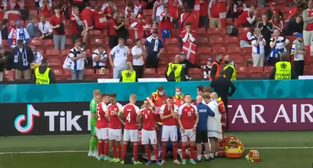 Primele mărturii despre momentul prăbușirii lui Eriksen. Ce spune medicul echipei