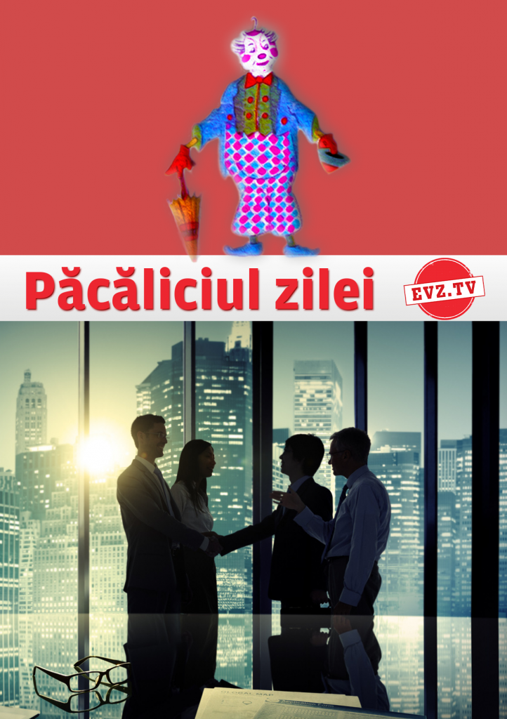 La piață cu păcăliciul de corporație