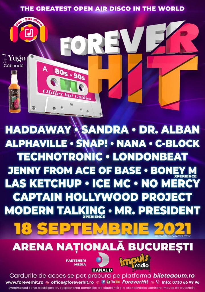 Acces gratuit la Festivalul Forever Hit pentru elevii care au luat BAC-ul cu medii de 9 și 10