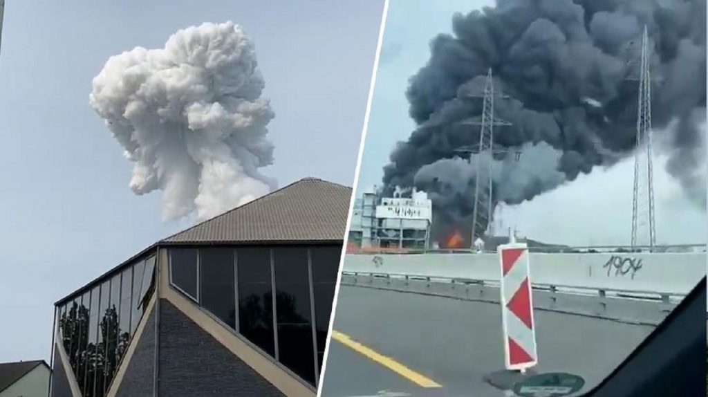 Explozie de proporții la fabrica de medicamente Bayer din Leverkusen. Autoritățile germane sunt în alertă