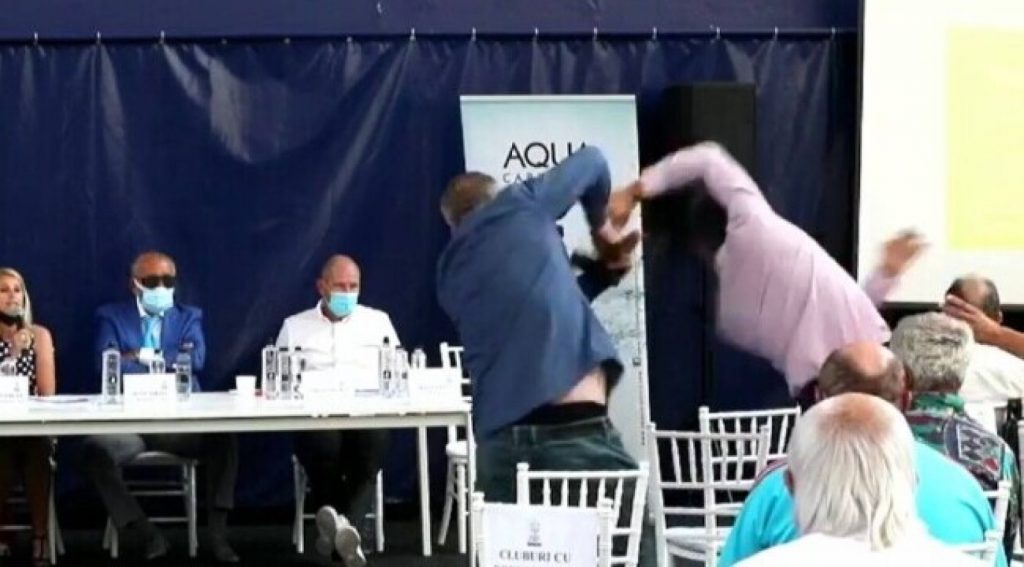 Adunare cu scandal la Federația Română de Tenis. Poliția a intervenit de urgență. VIDEO