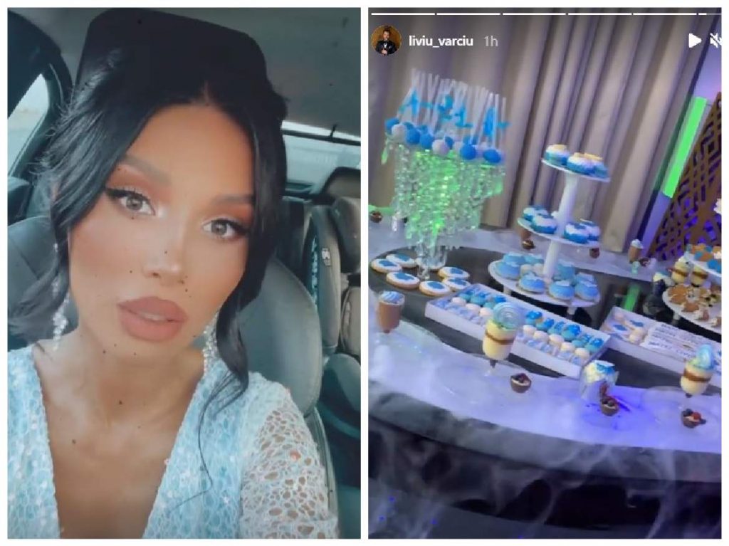 Iubita lui Liviu Varciu se filma în mașină la petrecerea fiului lor.  Unde era aceasta în timp ce invitații o așteptau